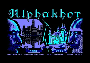 Alphakhor (1989)(Loriciels)(fr) screen shot title